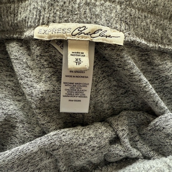 EXPRESS : One eleven heather grey lounge shorts - Size XS - Picture 4 of 4